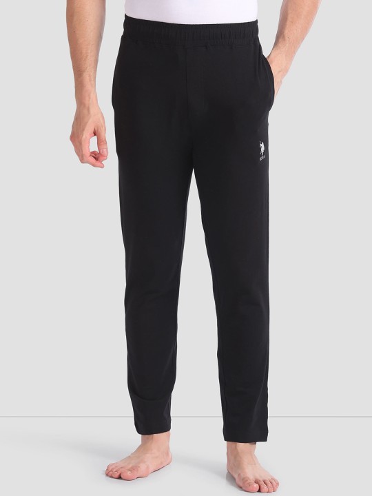 U.S. Polo Assn. Men Moisture-Wicking Mid-Rise Lounge Pants